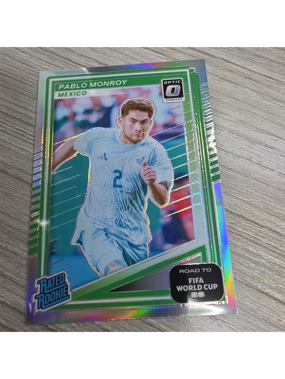 Pablo Monroy 2026 Donruss Road To FIFA World Cup Optic Rookie Silver Prizm